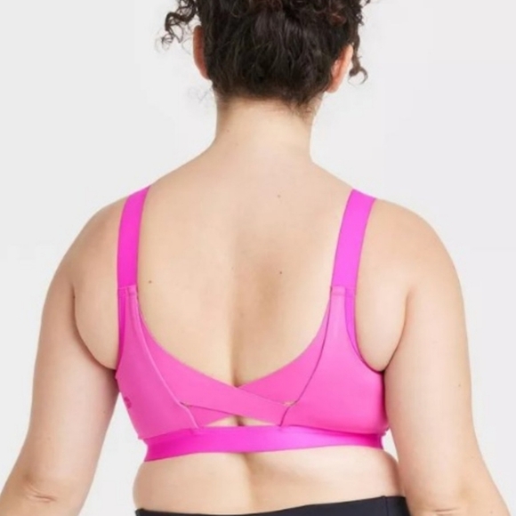 NWT All In Motion Women's High Support Sculpting Pink Bra 36DD - Picture 10 of 11